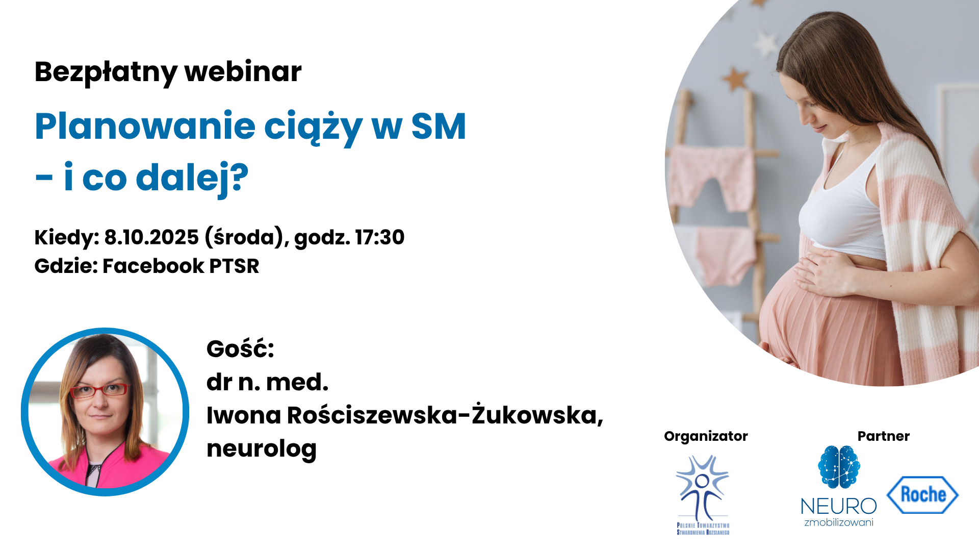 Webinar "Planowanie ciąży w SM - i co dalej?
